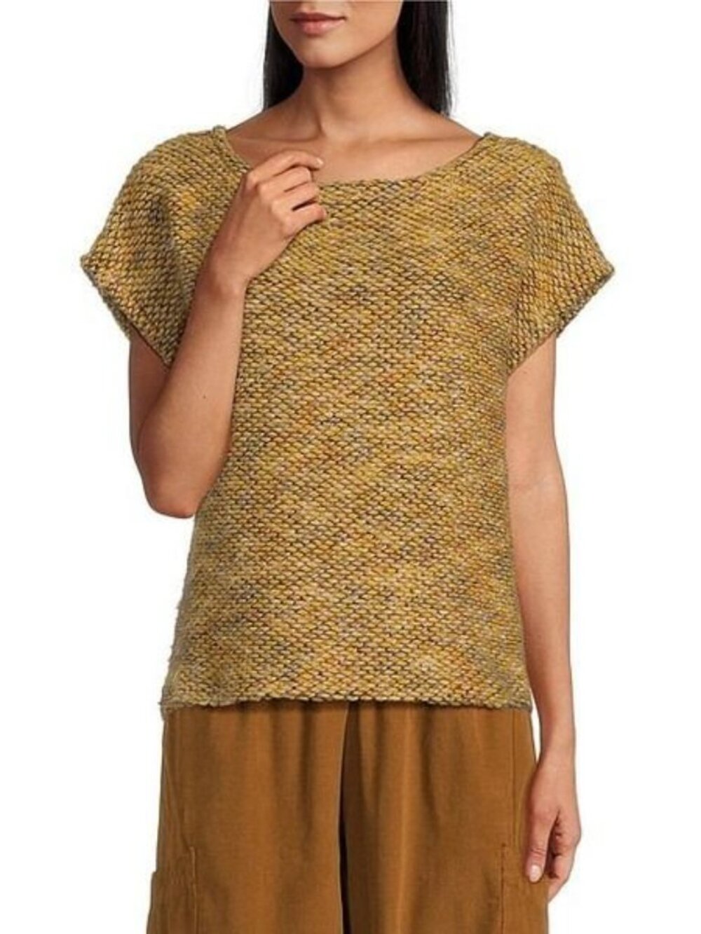 NWT Bryn Walker Bess Sweater M Giallo Isle of Skye Wool Blend